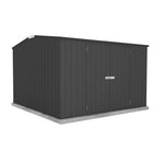 Absco Premier 10' x 10' Metal Storage Shed - Monument 