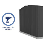 Absco Premier 10' x 10' Metal Storage Shed - Monument 