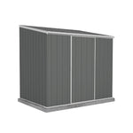 Absco EZI Slider 7' x 5' Metal Storage Shed - Woodland Gray 