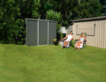 Absco Space Saver 7' x 3'  Metal Storage Shed - Woodland Gray 