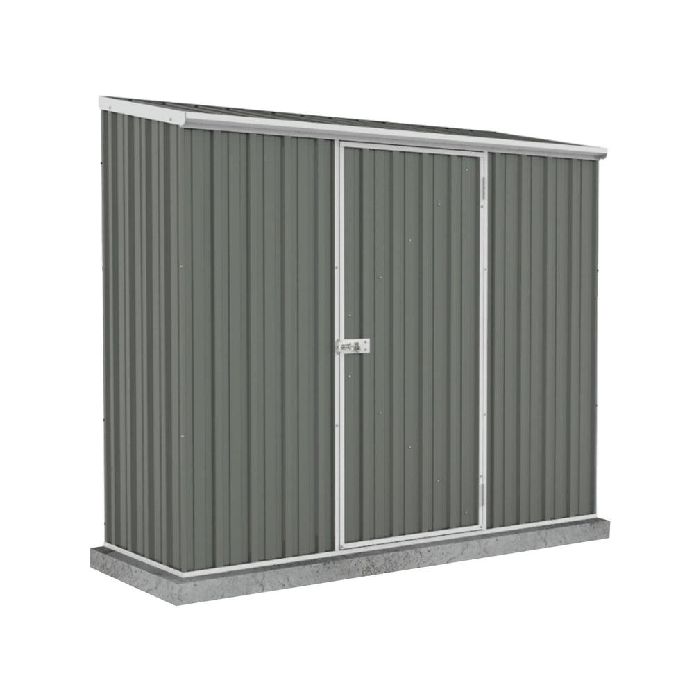 Absco Space Saver 7' x 3'  Metal Storage Shed - Woodland Gray