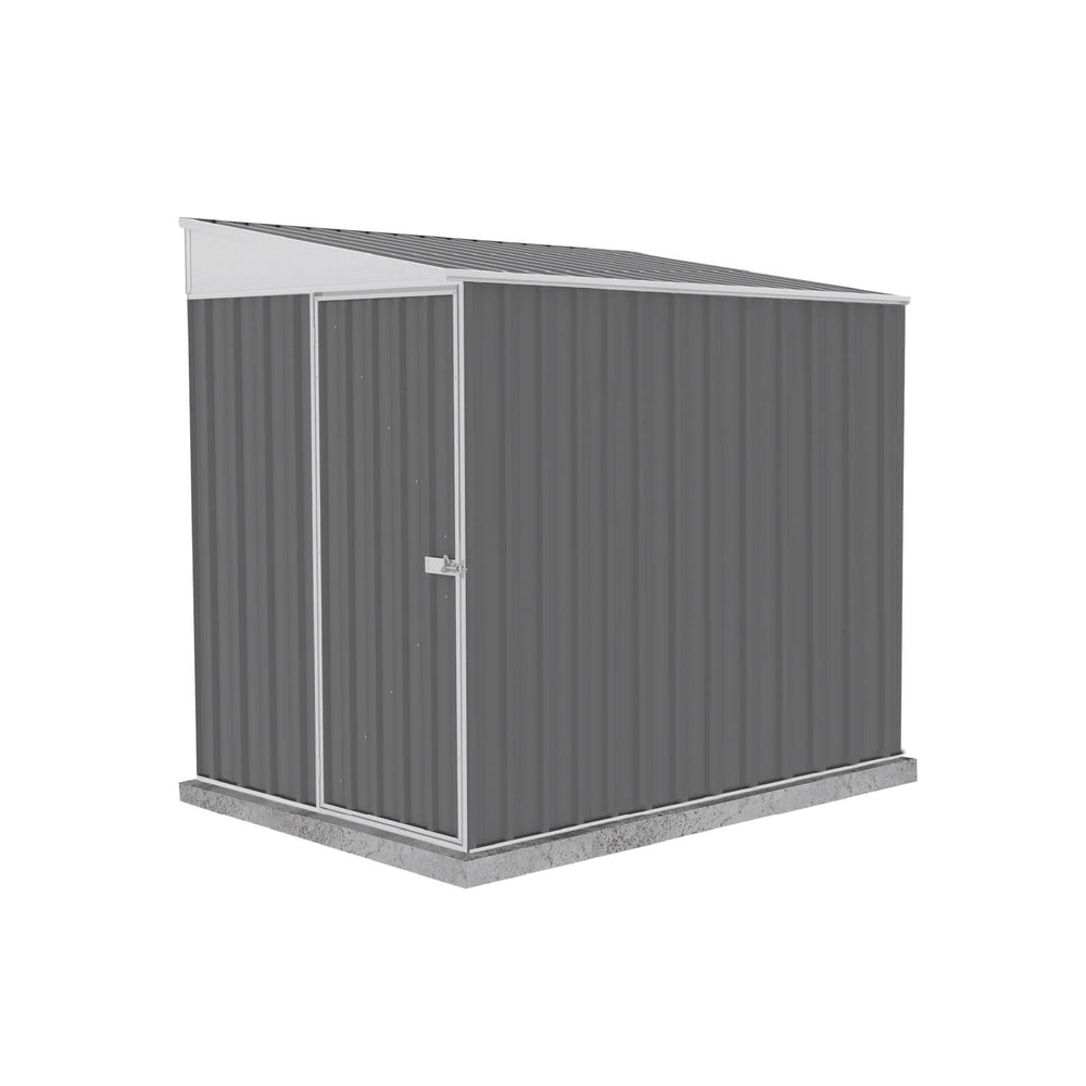 Absco Durango 5' x 7' Metal Bike Shed - Woodland Gray