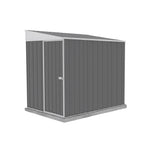 Absco Durango 5' x 7' Metal Bike Shed - Woodland Gray 