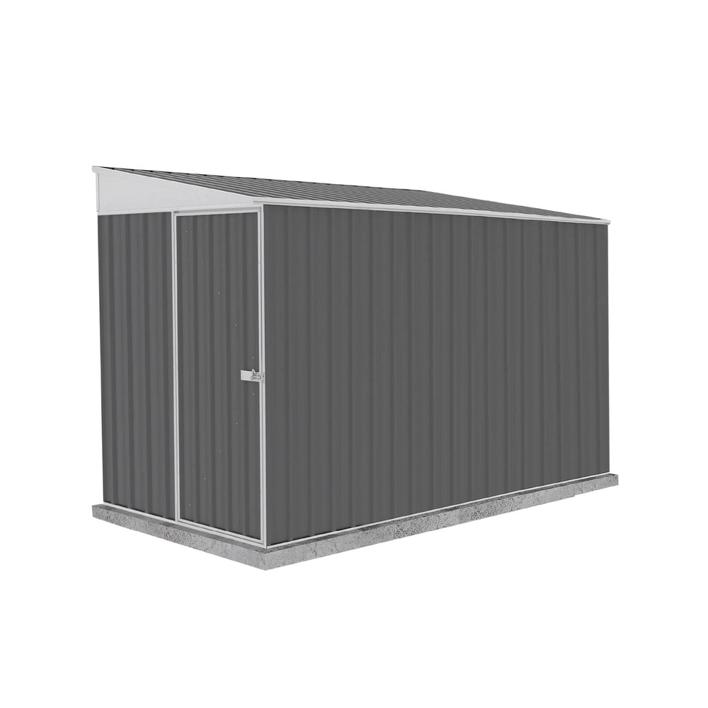 Absco Durango  5' x 10' Metal Bike Shed - Woodland Gray