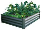 Absco The Organic Garden Co Hakea 4' x 3' x 1' Metal Rectangle Garden Bed - Woodland Gray 
