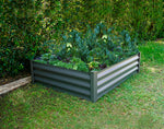 Absco The Organic Garden Co Hakea 4' x 3' x 1' Metal Rectangle Garden Bed - Woodland Gray 