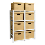 Bin Warehouse Bin Warehouse 8 File Box / Tote Storage Rack (3-Pack)-AEBW8FB1015-3-Garage Giant 