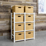 Bin Warehouse Bin Warehouse 8 File Box / Tote Storage Rack (3-Pack)-AEBW8FB1015-3-Garage Giant 