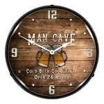 Collectable Sign and Clock Man Cave Backlit Wall Clock-AG20111180-Garage Giant 