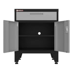 Armadillo Tough Grey 13-Piece Garage Cabinet Set with Levelers 