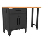 Armadillo Tough Black 2-Piece Garage Cabinet Set with Levelers-AR2PC1B-Garage Giant 