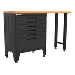 Armadillo Tough Black 2-Piece Garage Tool Cabinet Set with Levelers-AR2PC2B-Garage Giant 