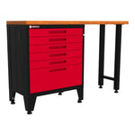 Armadillo Tough Red 2-Piece Garage Tool Cabinet Set with Levelers-AR2PC2R-Garage Giant 