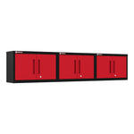 Armadillo Tough Red Wall Cabinet (3-Pack)-AR3PC61R-Garage Giant 