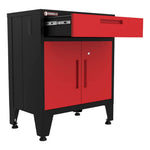 Armadillo Tough Red 4-Piece Garage Cabinet Set with Levelers-AR4PC138R-Garage Giant 