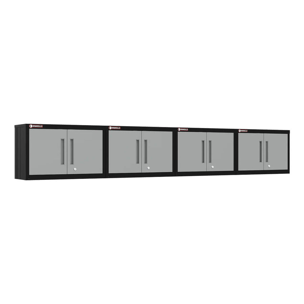 Armadillo Tough Grey Wall Cabinet (4-Pack)-AR4PC62G-Garage Giant