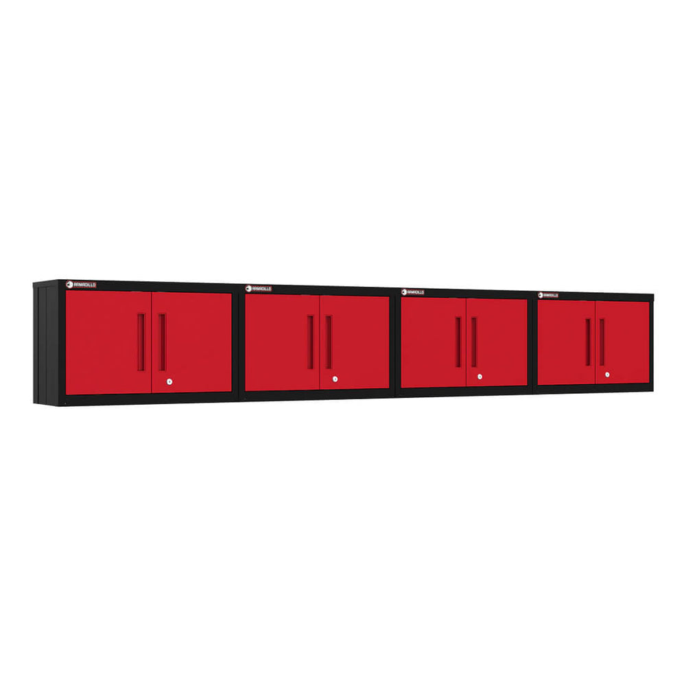 Armadillo Tough Red Wall Cabinet (4-Pack)-AR4PC62R-Garage Giant