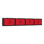 Armadillo Tough Red Wall Cabinet (4-Pack)-AR4PC62R-Garage Giant 