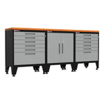 Armadillo Tough Grey 4-Piece Garage Cabinet Set with Levelers-AR4PC9G-Garage Giant 
