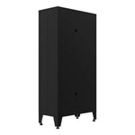 Armadillo Tough Black Gear Locker Tall Cabinet (5-Pack)-AR5PC33B-Garage Giant 