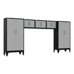 Armadillo Tough Grey 5-Piece Garage Cabinet Storage Solution with Levelers-AR5PC68G-Garage Giant 
