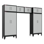 Armadillo Tough Grey 6-Piece Garage Cabinet Set with Levelers 