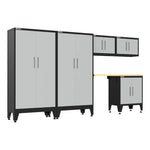 Armadillo Tough Grey 6-Piece Garage Cabinet Set with Levelers-AR6PC142G-Garage Giant 