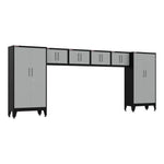 Armadillo Tough Grey 6-Piece Garage Cabinet Kit with Levelers-AR6PC69G-Garage Giant 