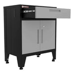 Armadillo Tough Grey 7-Piece Garage Cabinet System with Levelers 