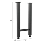 Armadillo Tough Black 7-Piece Garage Cabinet Combo with Levelers and Casters-AR7PC48B-Garage Giant 