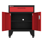 Armadillo Tough Red 8-Piece Garage Cabinet Set with Levelers 