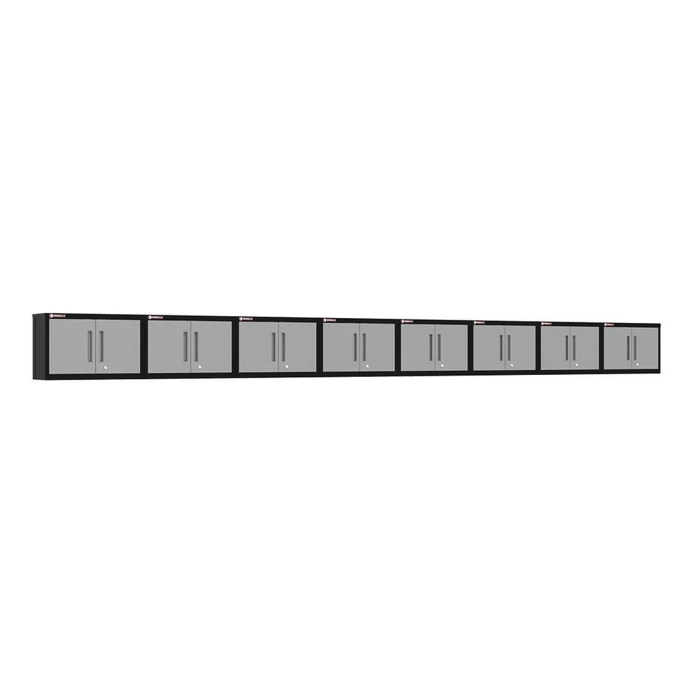 Armadillo Tough Grey Wall Cabinet (8-Pack)-AR8PC66G-Garage Giant
