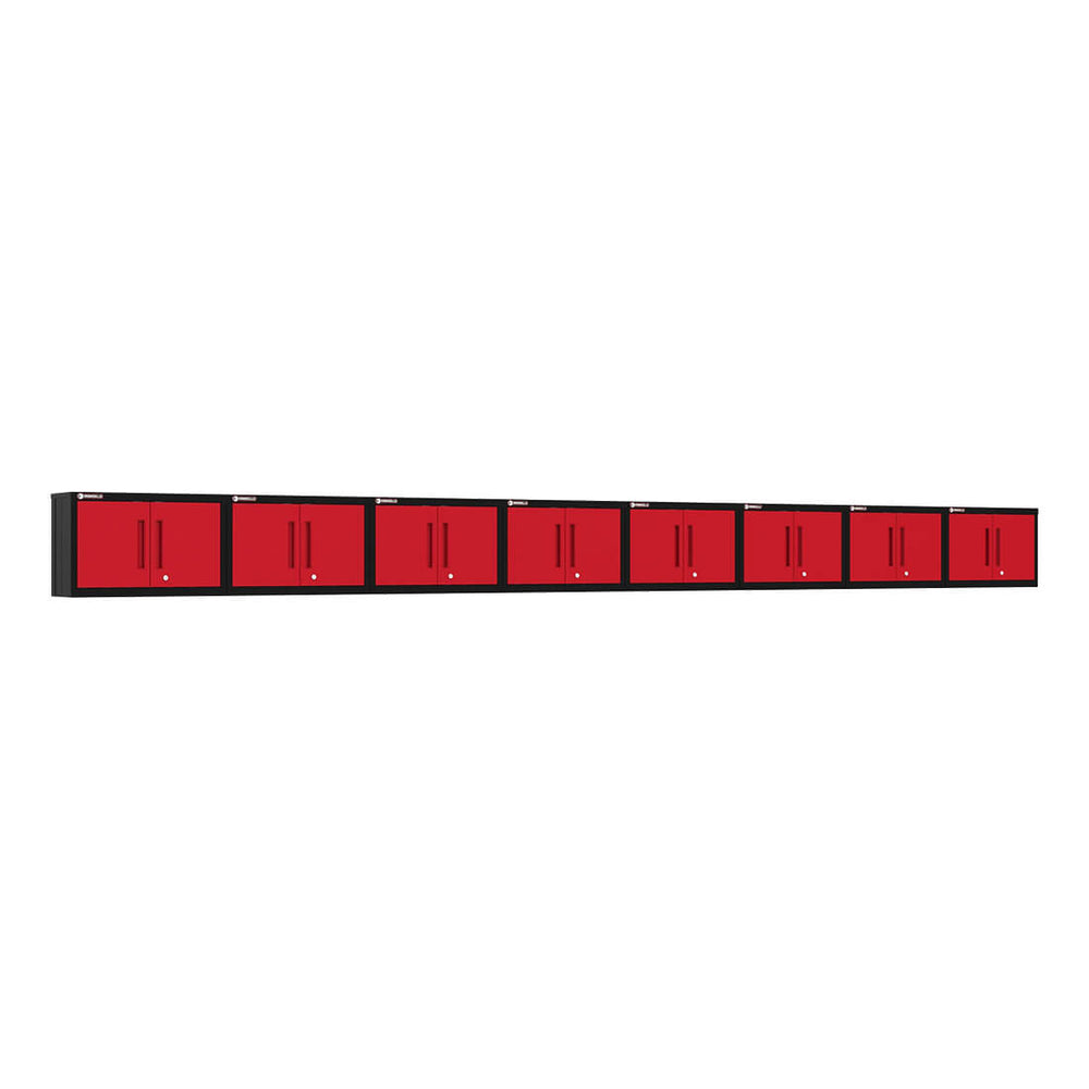 Armadillo Tough Red Wall Cabinet (8-Pack)-AR8PC66R-Garage Giant