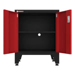 Armadillo Tough Red 9-Piece Garage Cabinet Kit with Levelers and Casters-AR9PC51R-Garage Giant 