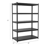 Armadillo Tough 5-Tier Storage Rack-ARHS5B-Garage Giant 
