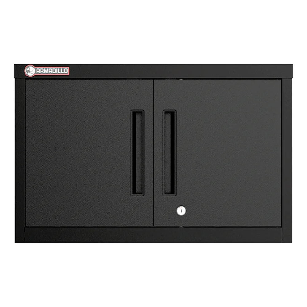 Armadillo Tough Black Wall Cabinet-ARW28BB-Garage Giant