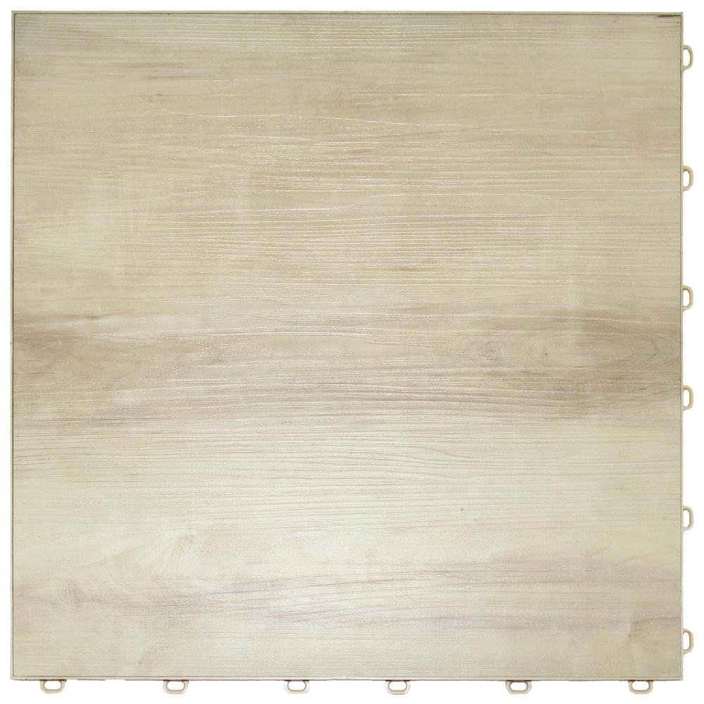 Swisstrax Light Maple Vinyltrax Pro Garage Floor Tile (10 Pack)-505.105.100-Garage Giant