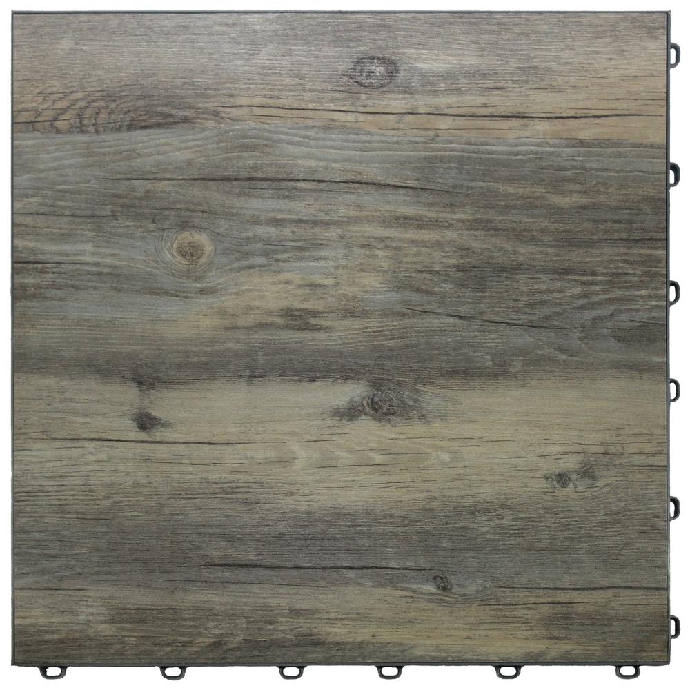 Swisstrax Reclaimed Pine Vinyltrax Pro Garage Floor Tile (10 Pack)-505.105.350-Garage Giant