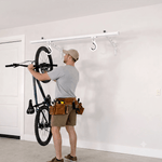 Ceiling Sam Bike Slide with 4 Hooks-CS-BKSH-2-Garage Giant 