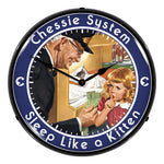 Collectable Sign and Clock Chessie System Backlit Wall Clock-BOR1408537-Garage Giant 