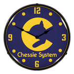 Collectable Sign and Clock Chessie System Railroad Backlit Wall Clock-BOR1408538-Garage Giant 