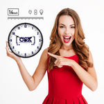 Collectable Sign and Clock CSX Railroad How Tomorrow Moves Backlit Wall Clock-BOR1408539-Garage Giant 