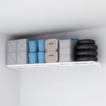 Fleximounts 2' x 4' White Wall Mounted Shelf (2-Pack)-FLX-BR24-WHT-Garage Giant 