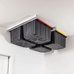 E-Z Garage Storage Bin Slide Overhead Tote Storage Rack (Fixed) 