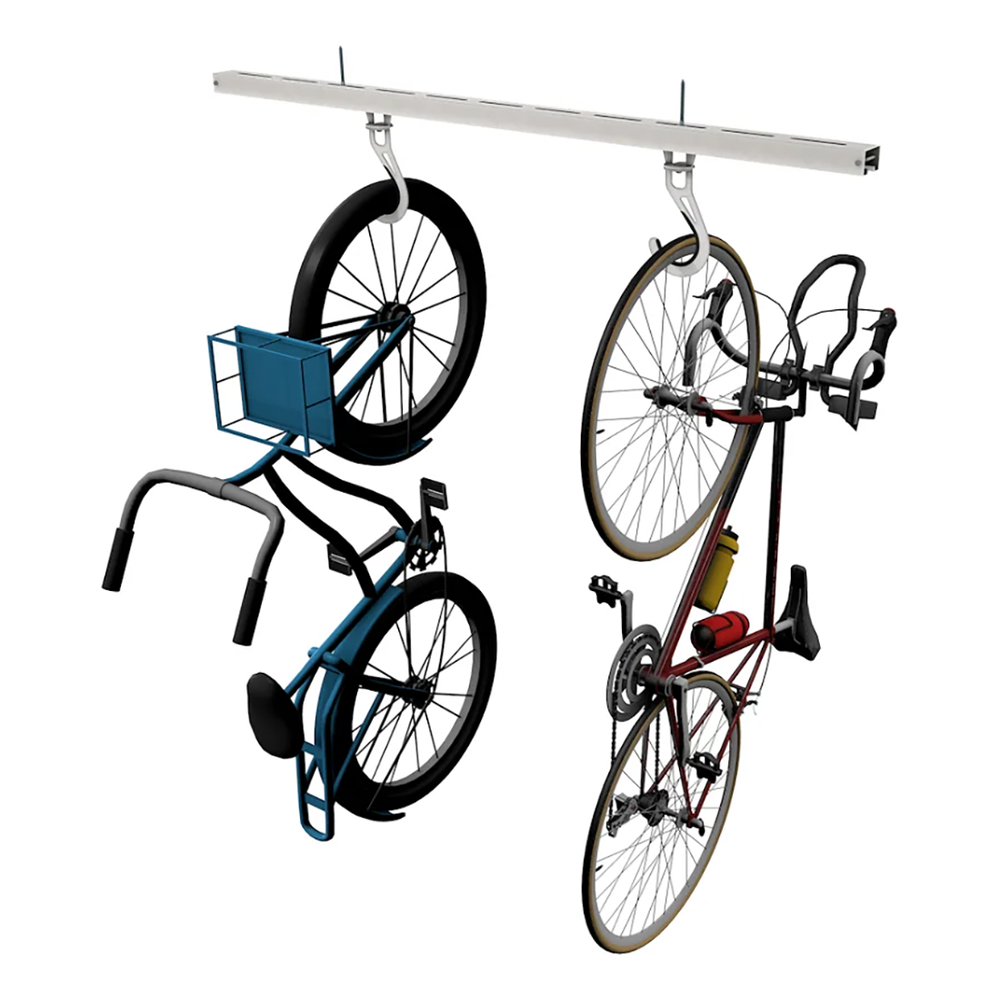 Ceiling Sam Bike Slide with 4 Hooks-CS-BKSH-2-Garage Giant