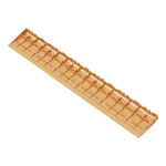 Swisstrax Mocha Java Pro Series Pegged Floor Tile Edge Piece (10 Pack)-C504.031.101-10PK-Garage Giant 