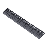 Swisstrax Slate Grey Pro Series Pegged Floor Tile Edge Piece (10 Pack)-C504.031.200-10PK-Garage Giant 
