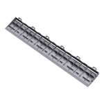 Swisstrax Pearl Grey Pro Series Looped Floor Tile Edge Piece (10 Pack)-C504.031.203a-10PK-Garage Giant 