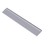 Swisstrax Pearl Silver Pro Series Pegged Floor Tile Edge Piece (10 Pack)-C504.031.204-10PK-Garage Giant 