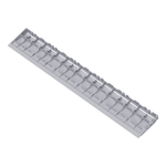 Swisstrax Pearl Silver Pro Series Pegged Floor Tile Edge Piece (10 Pack)-C504.031.204-10PK-Garage Giant 